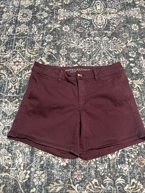 American Eagle Outfitters Women’s Wine Colored Casual Shorts